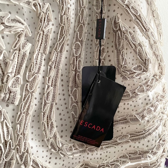 NWT ESCADA Skirt -Tulle & Silk Two layers skirt 38 - Picture 3 of 16